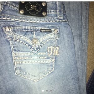 MISSME SLIM BOOT JEANS 🍒